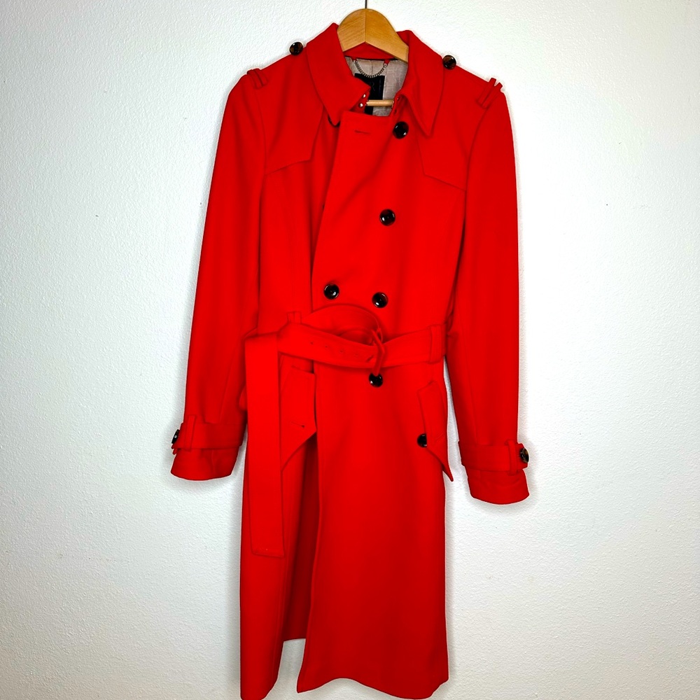 Vintage BR Banana Republic red coat